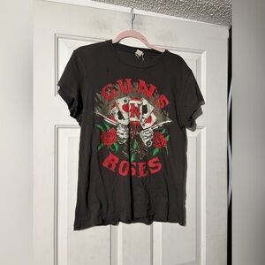 Madeworn guns and roses tshirt